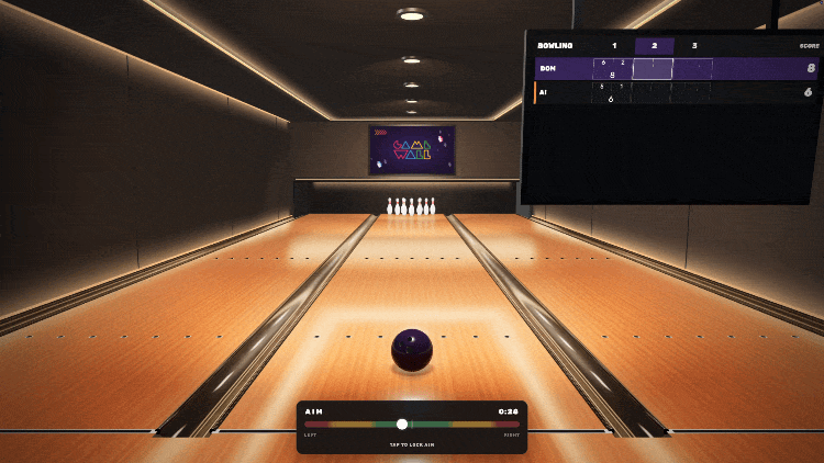 Bowling game preview