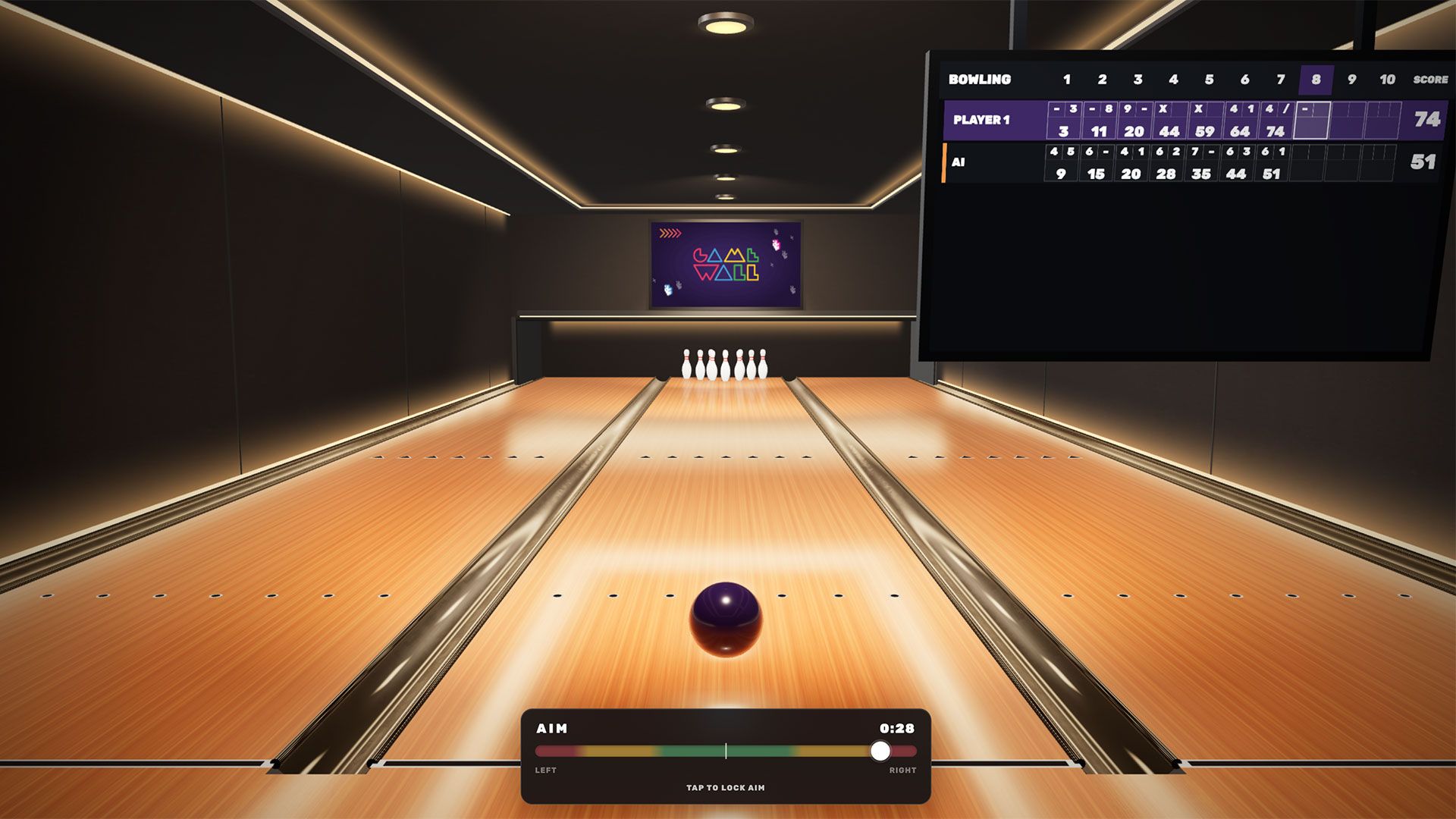 Bowling game preview